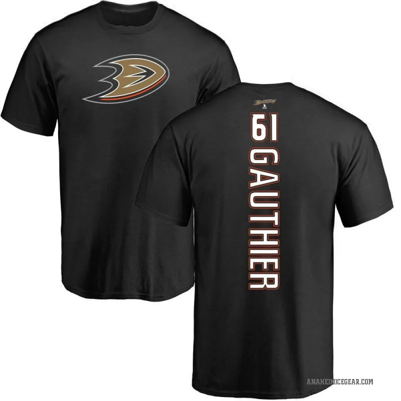 Cutter Gauthier Youth Black Anaheim Ducks Backer T-Shirt -