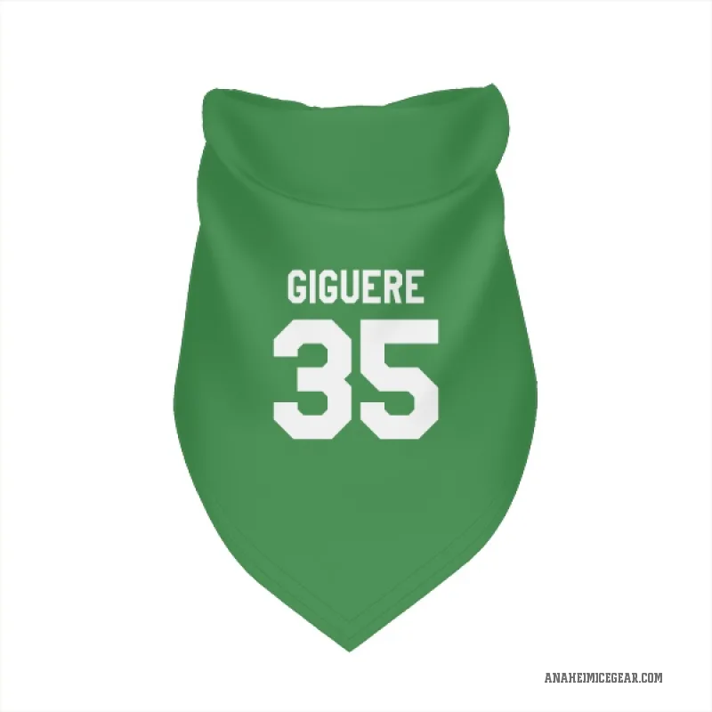 Jean-Sebastien Giguere  Green Anaheim Ducks  Cat & Dog Pet Bandana