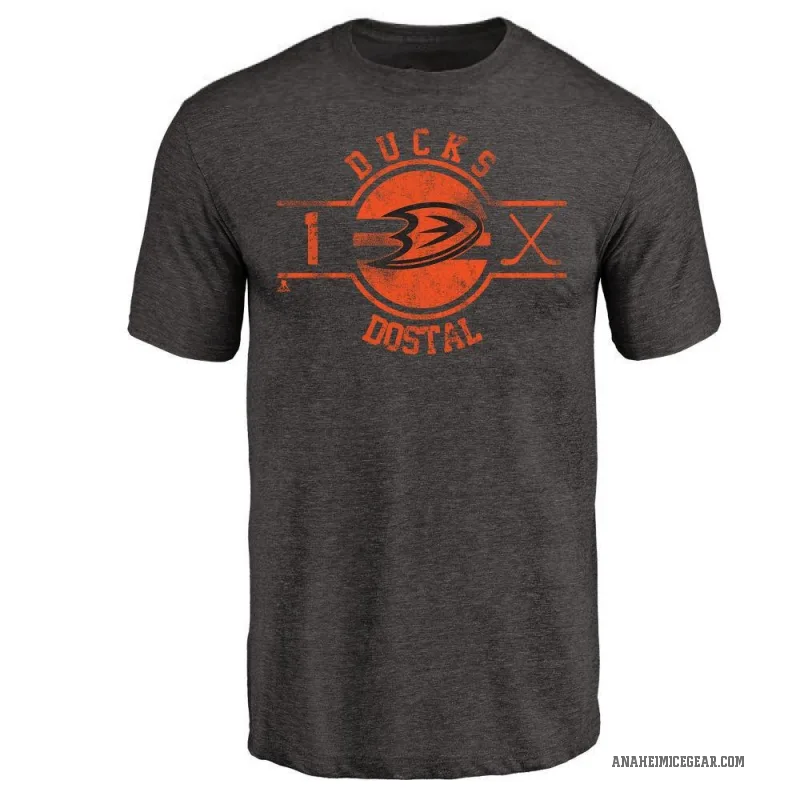 Lukas Dostal Men's Black Anaheim Ducks Insignia T-Shirt -