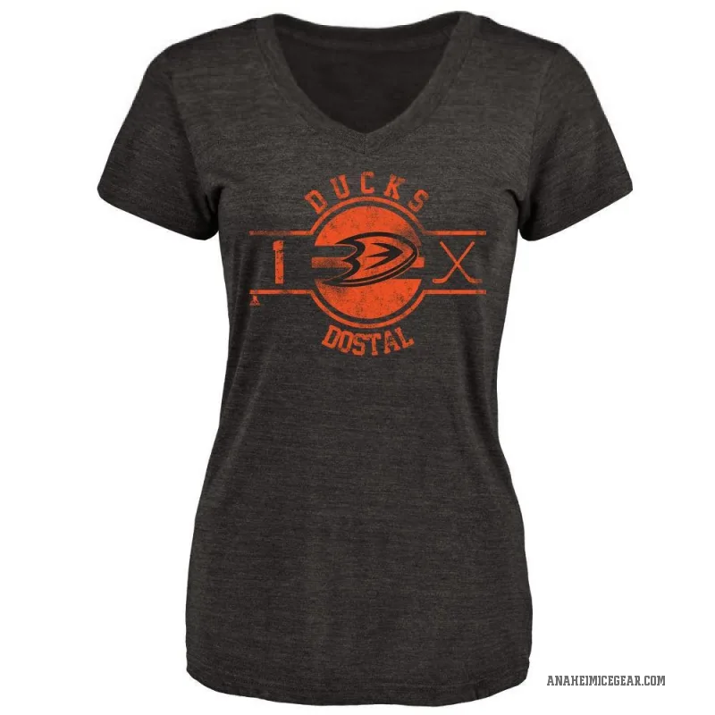 Lukas Dostal Women's Black Anaheim Ducks Insignia T-Shirt -