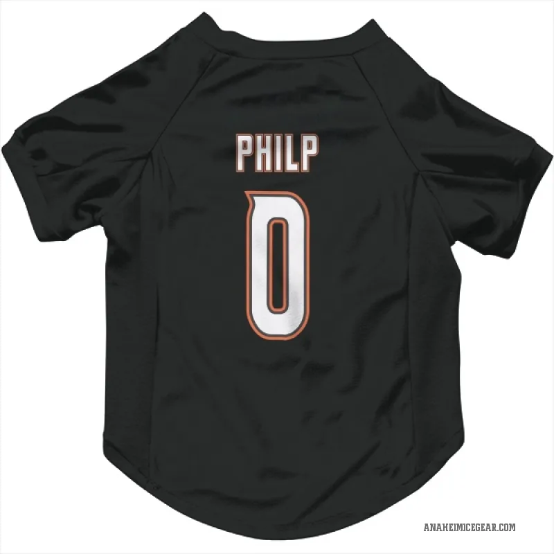 Noah Philp  Black Anaheim Ducks  Cat & Dog Pet Jersey